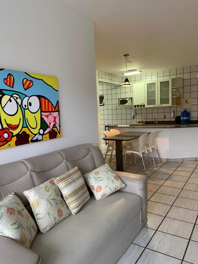 Apartamento Pe Na Areia E Aguas Tranquilas No Centro De กวาราปารี ภายนอก รูปภาพ