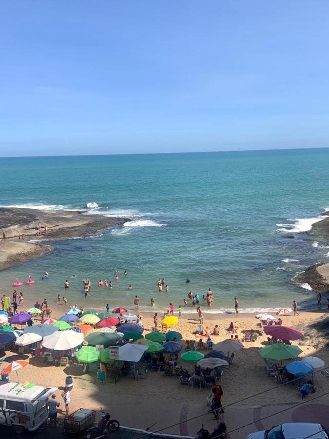 Apartamento Pe Na Areia E Aguas Tranquilas No Centro De กวาราปารี ภายนอก รูปภาพ